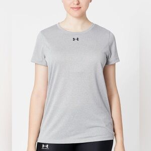 Under Armour Women's Locker 2.0 Tee T-shirt Gray Heather Size 3XL